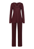 Lilith Tencel™ Lace Trim Pajama Set | Vivid Brown 74781-2421