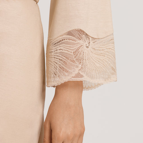 Lilith Tencel™ Lace Trim Robe | Coffee Quartz 74782-2216