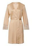 Lilith Tencel™ Lace Trim Robe | Coffee Quartz 74782-2216