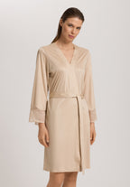 Lilith Tencel™ Lace Trim Robe | Coffee Quartz 74782-2216