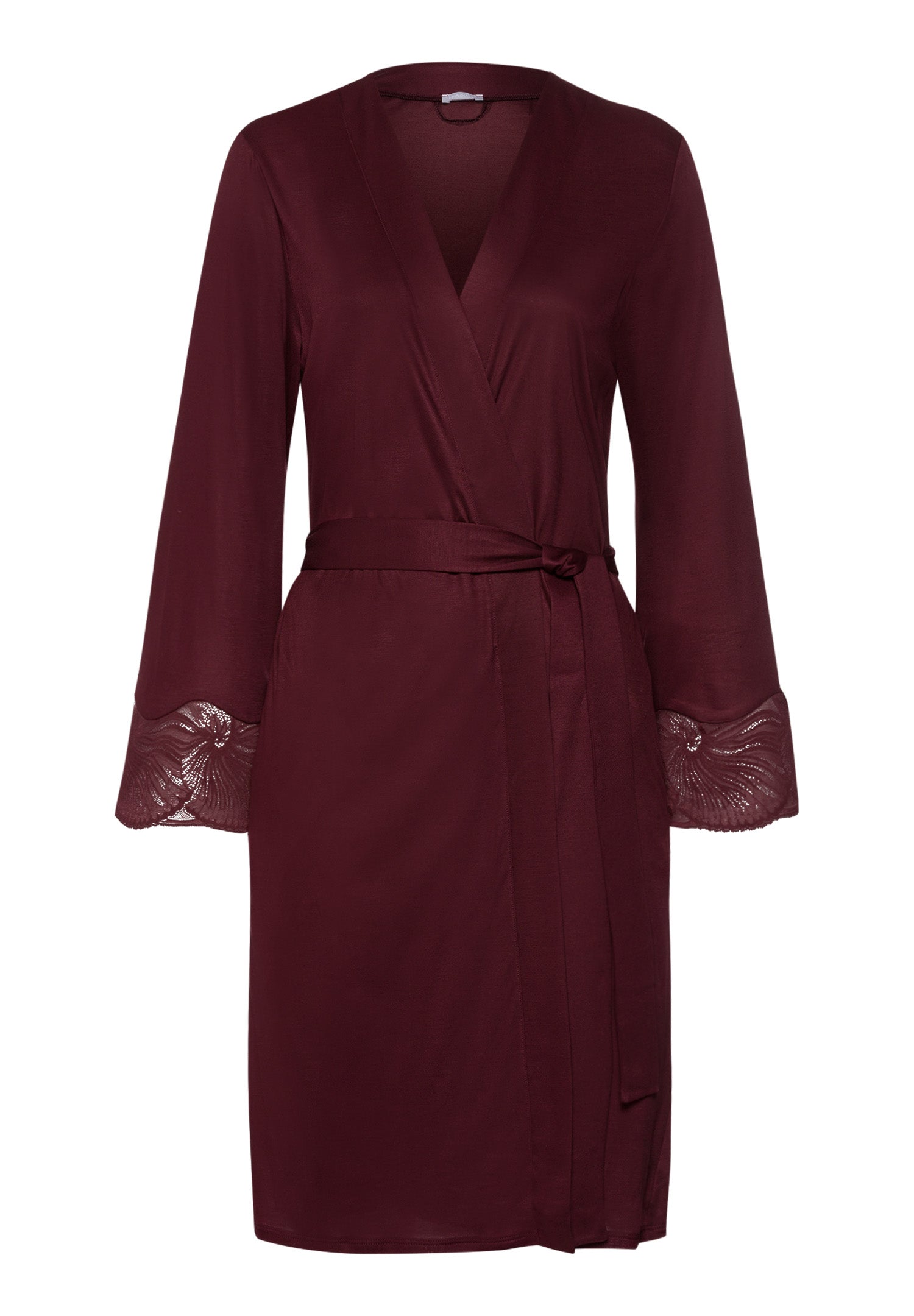 Lilith Tencel™ Lace Trim Robe | Vivid Brown 74782-2421
