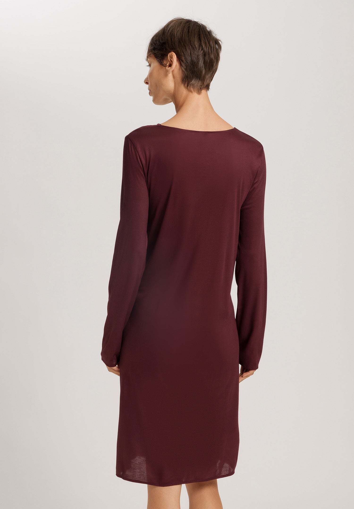 Lilith Tencel™ Lace Trim Nightgown | Vivid Brown 74783-2421