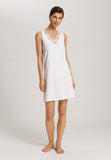 Kalea Floral Tulle Cotton Tank Nightgown | Off White 74784-102