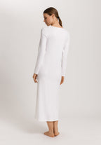 Kalea Floral Tulle Cotton Nightgown | Off White 74787-102