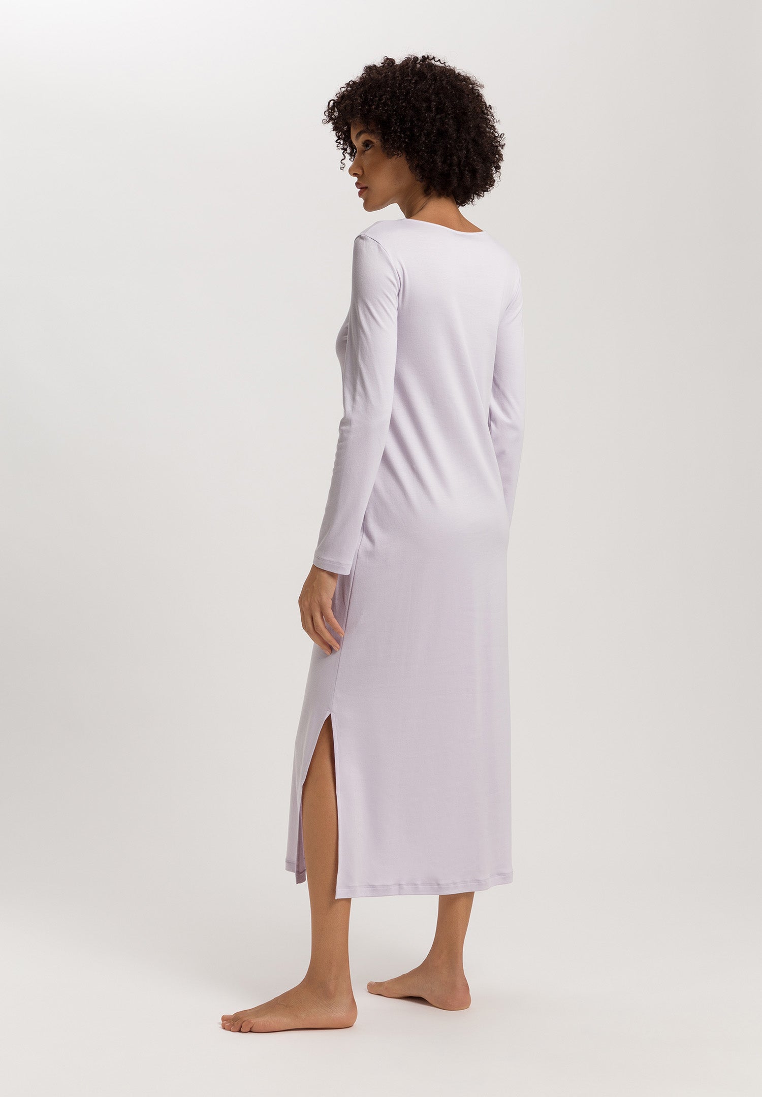 Kalea Floral Tulle Cotton Nightgown | Pink Lavender 74787-2463