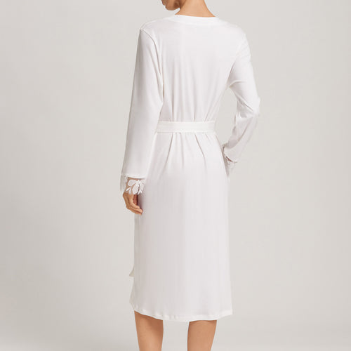 Kalea Floral Tulle Cotton Robe | Off White 74789-102