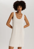 Serena Cotton And Linen Tank Gown 90cm | Misty White 74791-2123