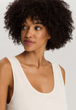 Serena Cotton And Linen Tank Gown 90cm | Misty White 74791-2123