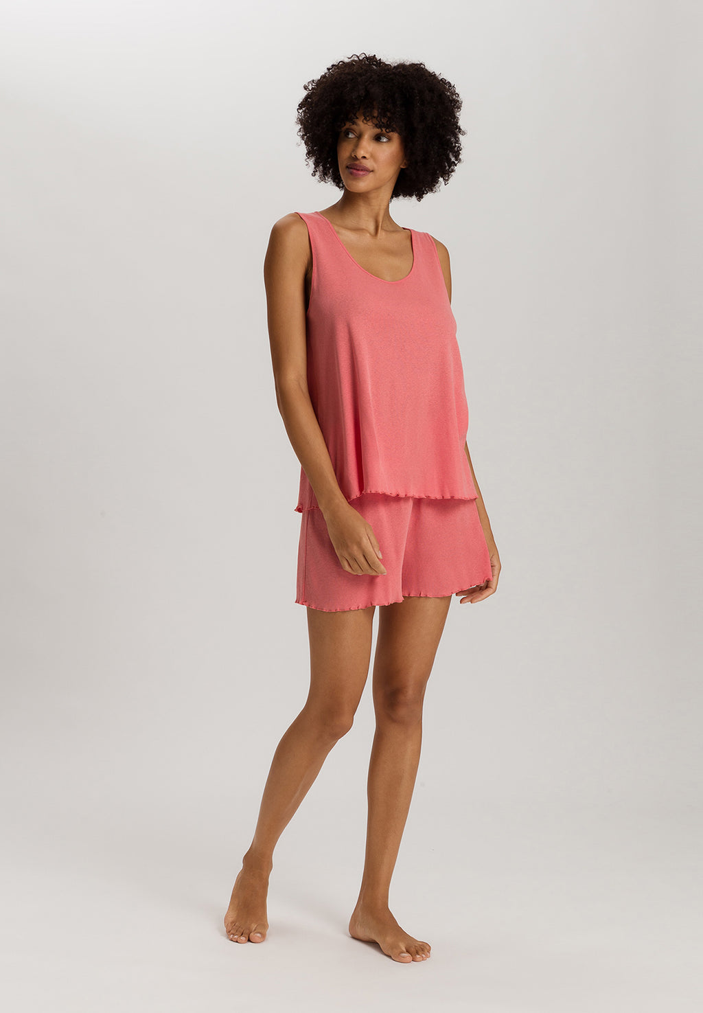 Serena Cotton And Linen Short Pajama Set | Lantana 74793-2347