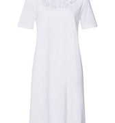 Liz Cotton Nightgown With Embroidery | White 74796-101