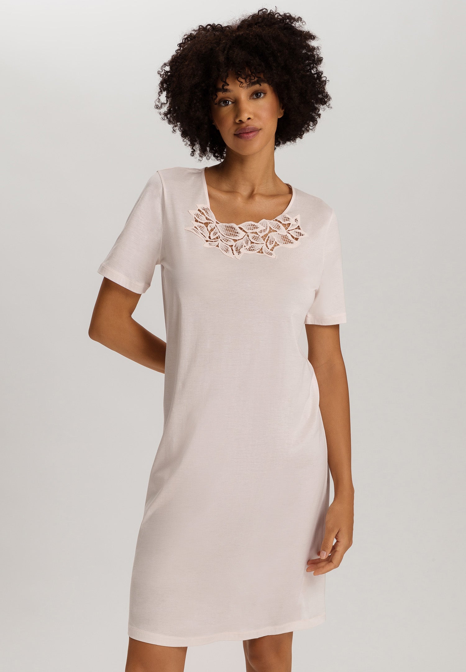 Liz Cotton Nightgown With Embroidery | Melon Soda 74796-2337