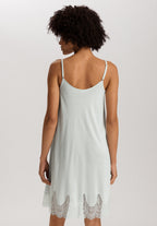 Melia Scalloped Lace Spaghetti Chemise 95cm | Ice Flow 74801-2577