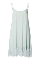 Melia Scalloped Lace Spaghetti Chemise 95cm | Ice Flow 74801-2577