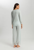Melia Scalloped Lace Pajama Set | Ice Flow 74803-2577