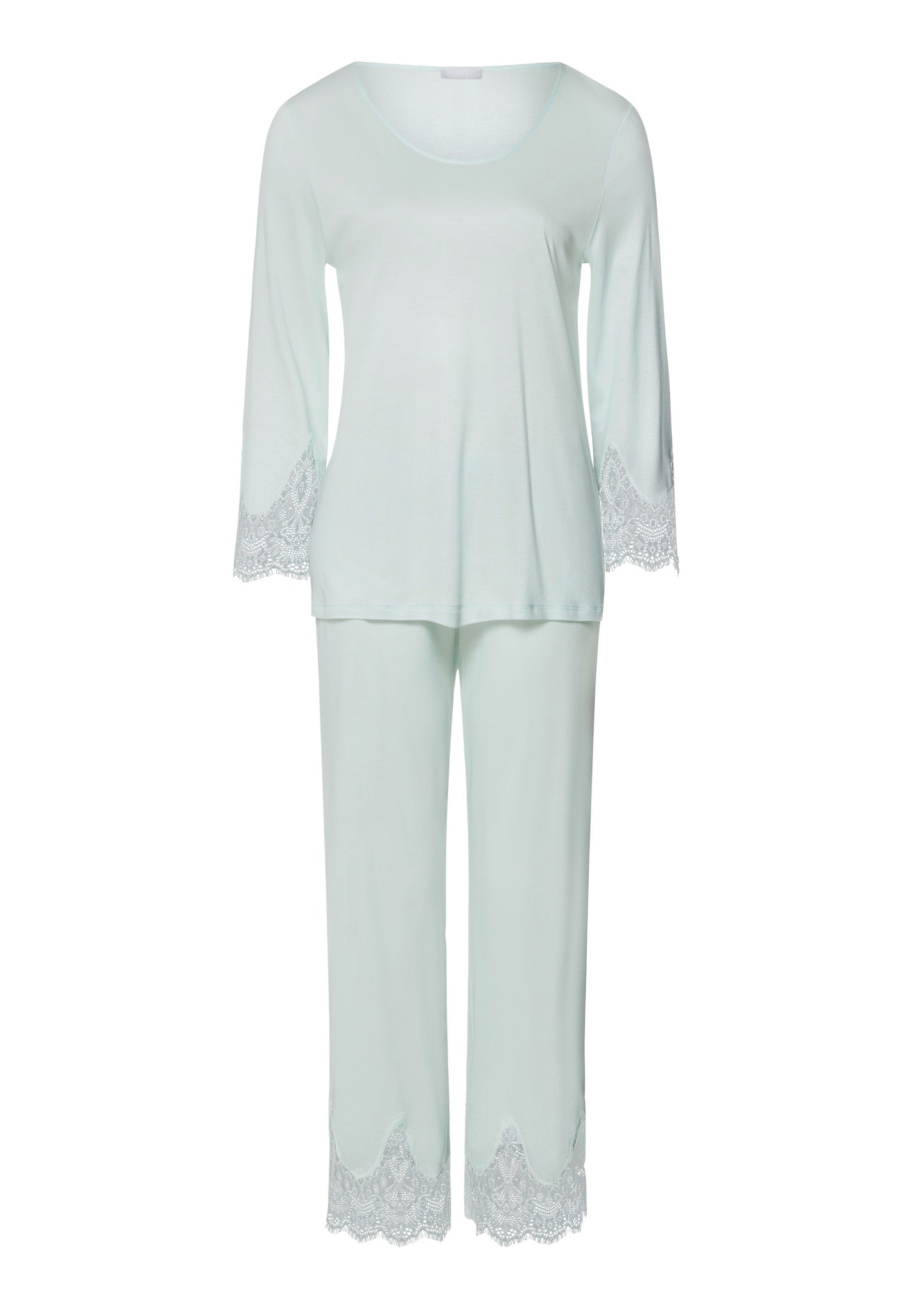 Melia Scalloped Lace Pajama Set | Ice Flow 74803-2577