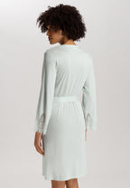 Melia Scalloped Lace Robe 100cm | Ice Flow 74804-2577