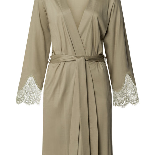 Melia Scalloped Lace Robe 100cm | Silver Sage 74804-2651