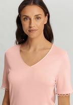 Anouk V-Neck Cotton Nightgown | Pink Blaze 74808-2340