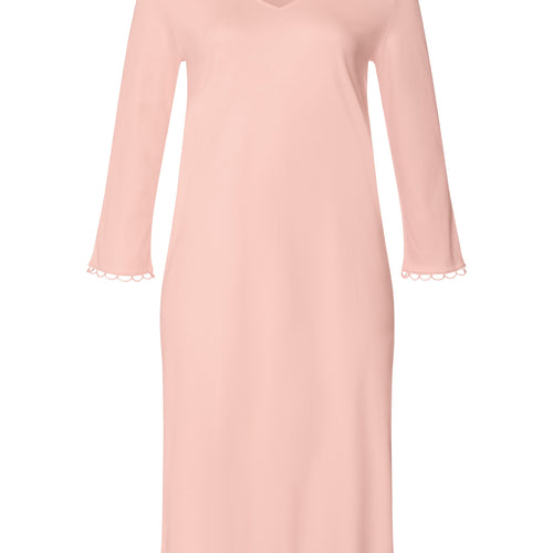 Anouk V-Neck Cotton Nightgown | Pink Blaze 74809-2340