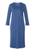 Anouk V-Neck Cotton Nightgown | Slate Blue 74809-2642