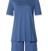 Anouk Cotton Pajama Set | Slate Blue 74810-2642