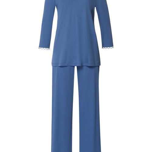 Anouk Cotton Pajama Set | Slate Blue 74811-2642