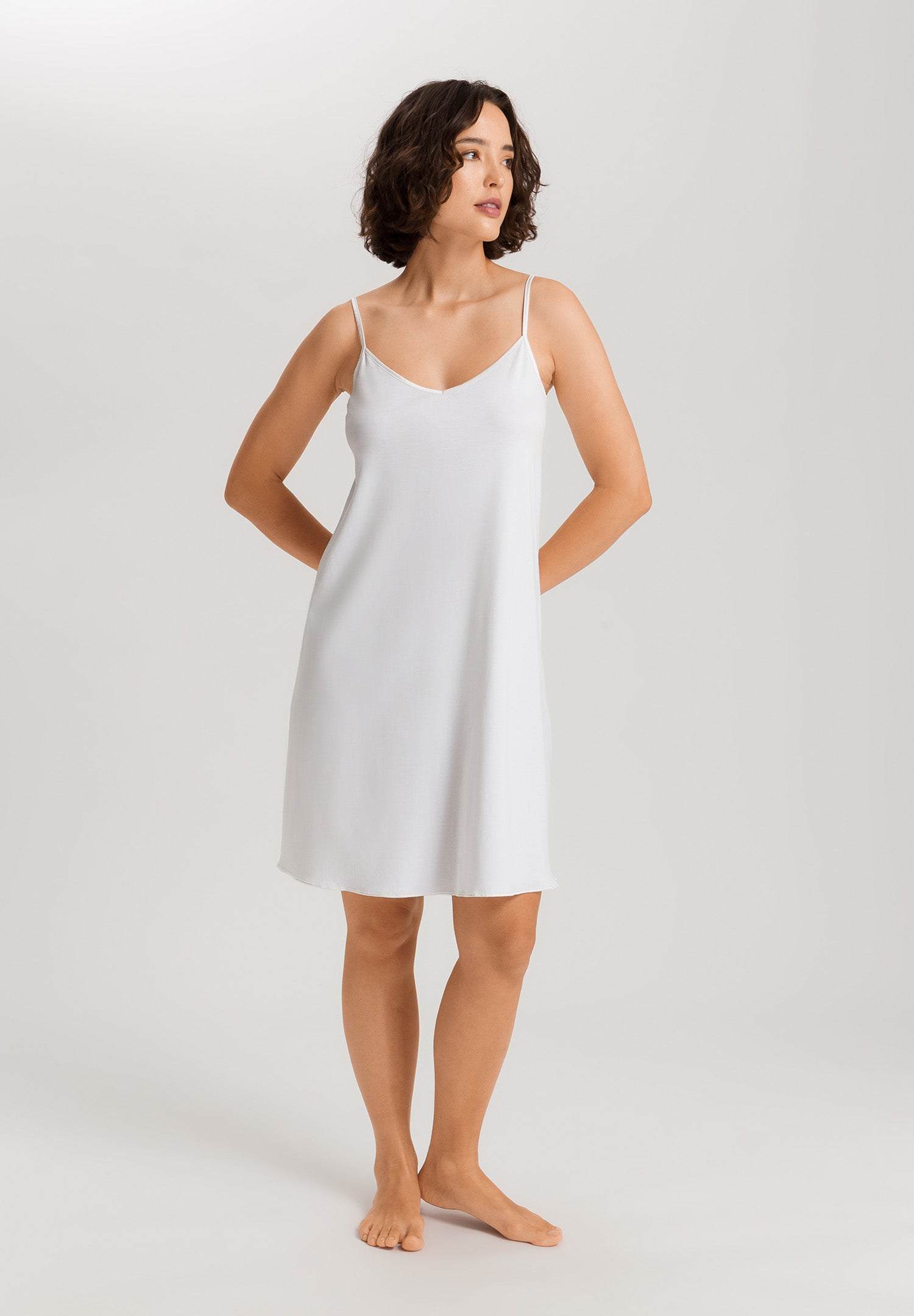 Cotton Silk Cotton Chemise | White 74813-101