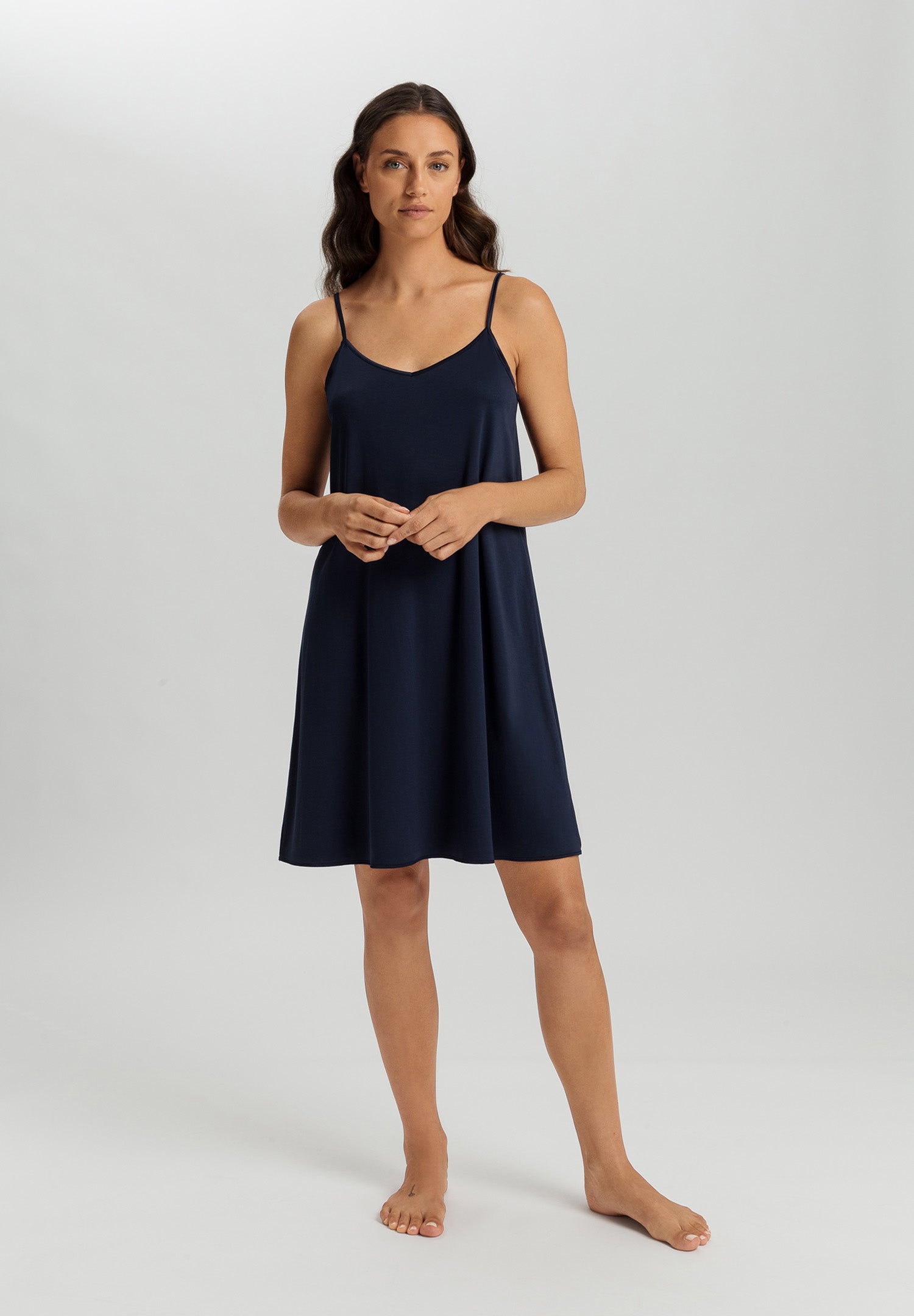 Cotton Silk Cotton Chemise | Deep Navy 74813-1610