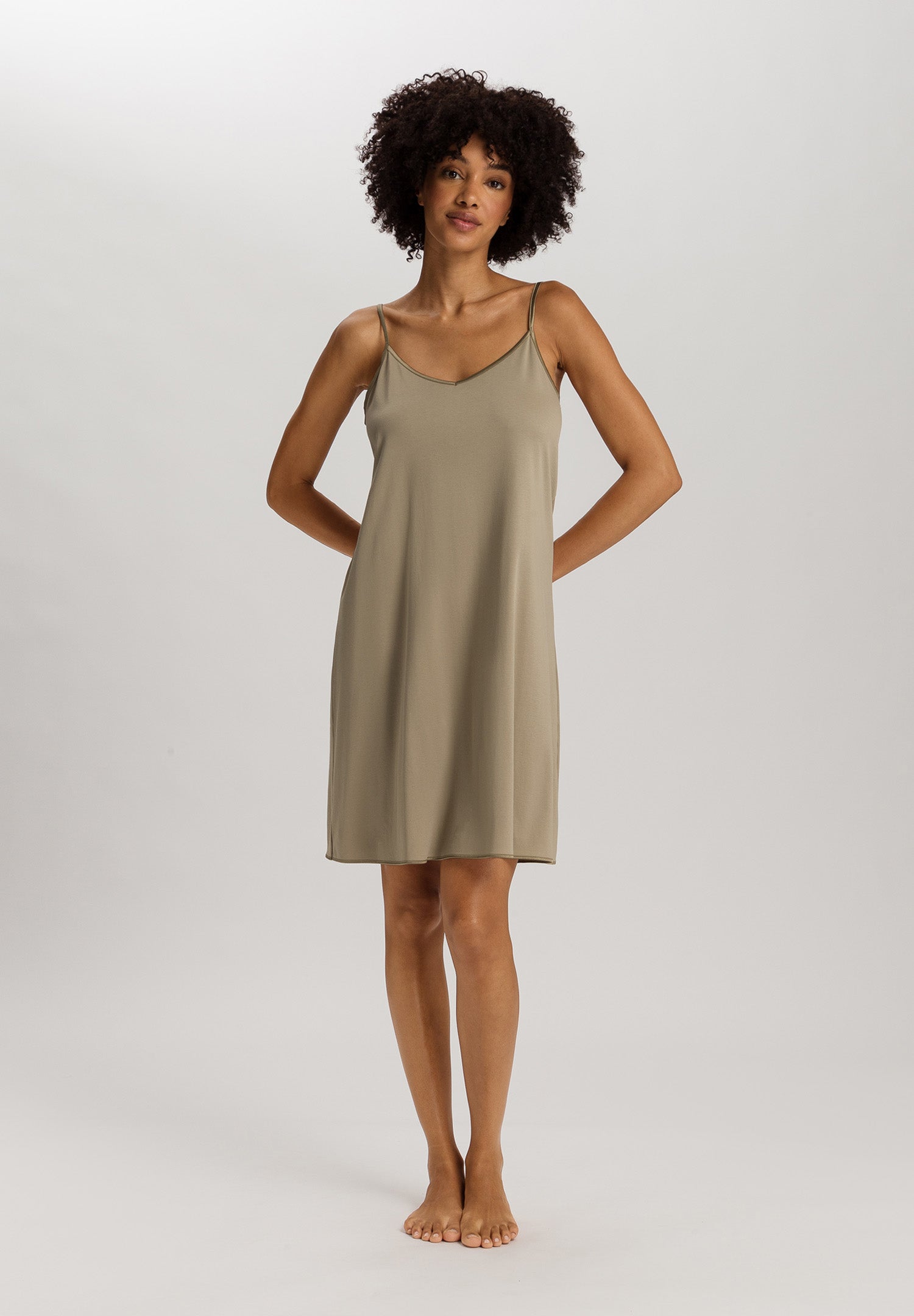 Cotton Silk Cotton Chemise | Silver Sage 74813-2651