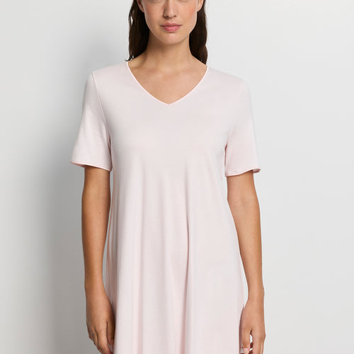 Cotton Silk V-Neck Cotton Nightgown | Honeydew 74814-1347