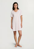 Cotton Silk V-Neck Cotton Nightgown | Honeydew 74814-1347