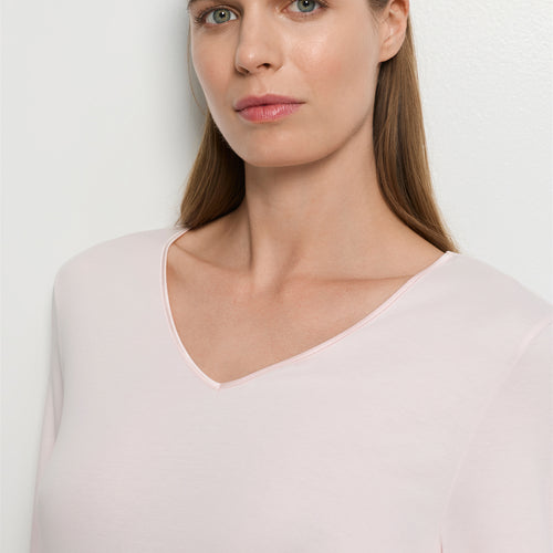 Cotton Silk V-Neck Cotton Nightgown | Honeydew 74815-1347