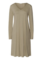 Cotton Silk V-Neck Cotton Nightgown | Silver Sage 74815-2651