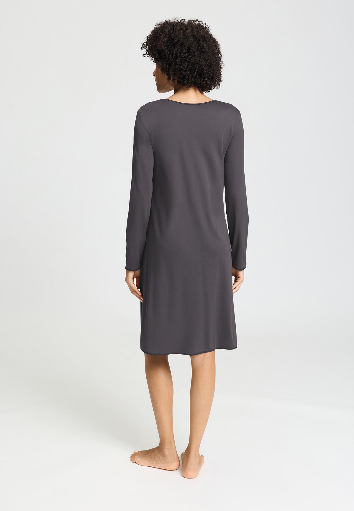 Cotton Silk V-Neck Cotton Nightgown | Boulevard 74815-2687