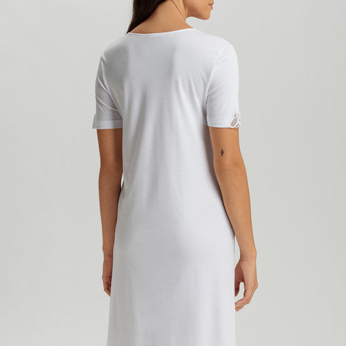 Belina V-Neck Cotton Nightgown | White 74823-101