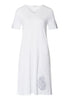 Belina V-Neck Cotton Nightgown | White 74823-101