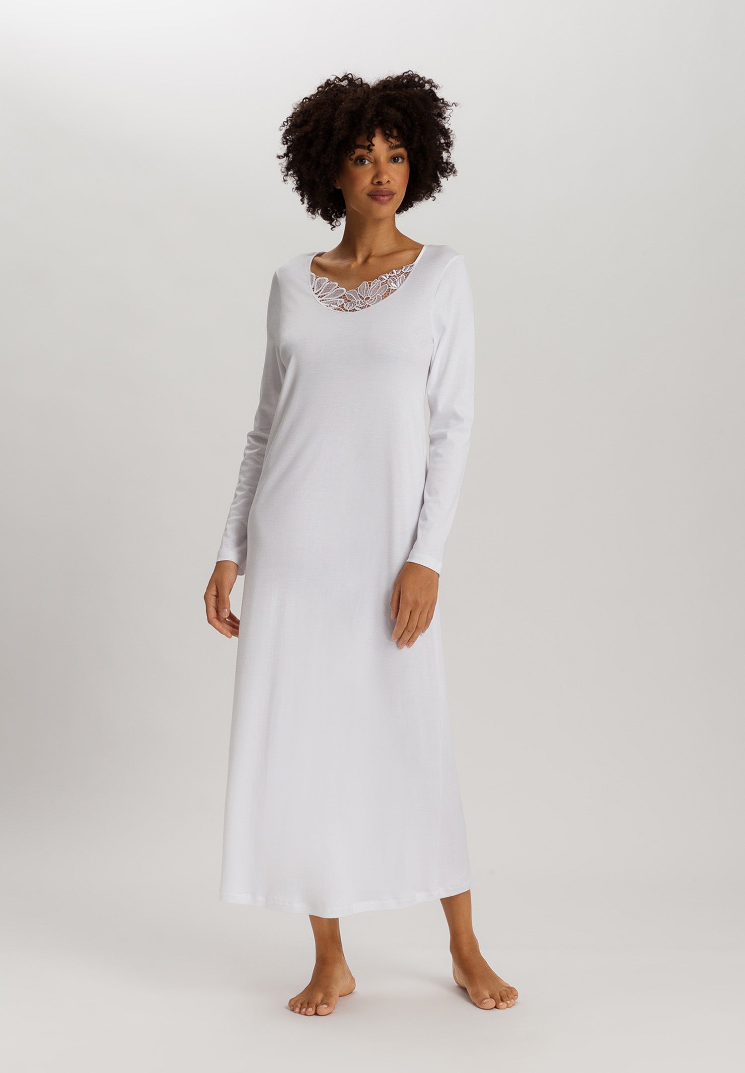 Belina Embroidered Cotton Nightgown | White 74825-101