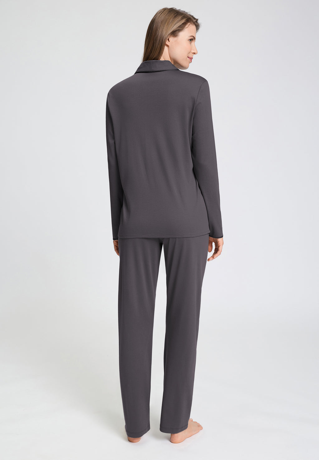 Cotton Silk L/Slv Button Front Pajama | Boulevard 74828-2687