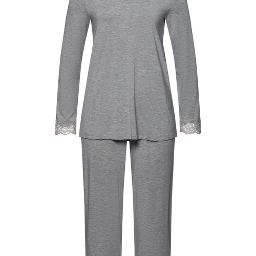 74833 Natural Elegance Long Sleeve Pajama Set - 958 Grey Melange