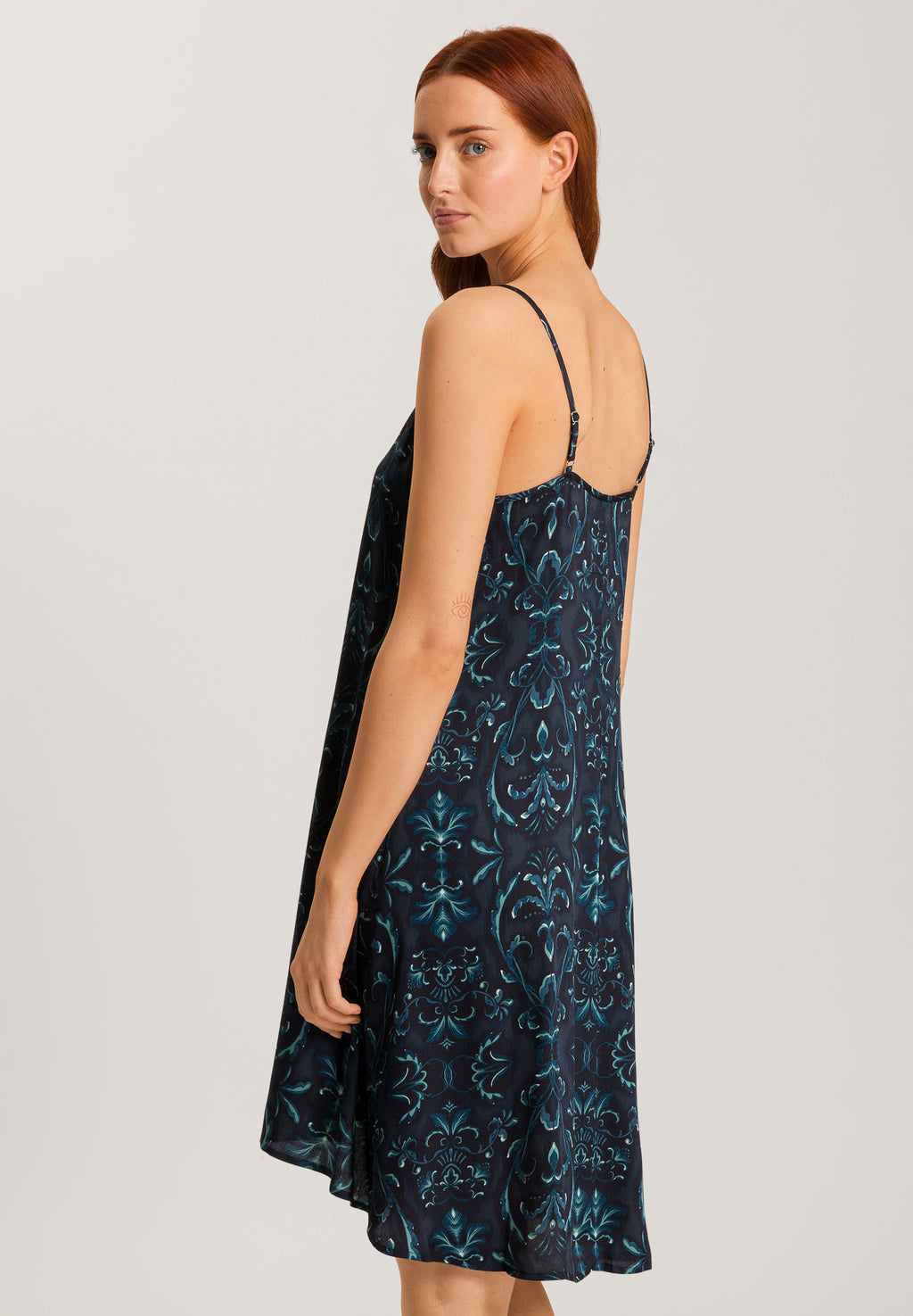74836 Marlene Spaghetti Gown 95cm - 2163 Glowing Damask