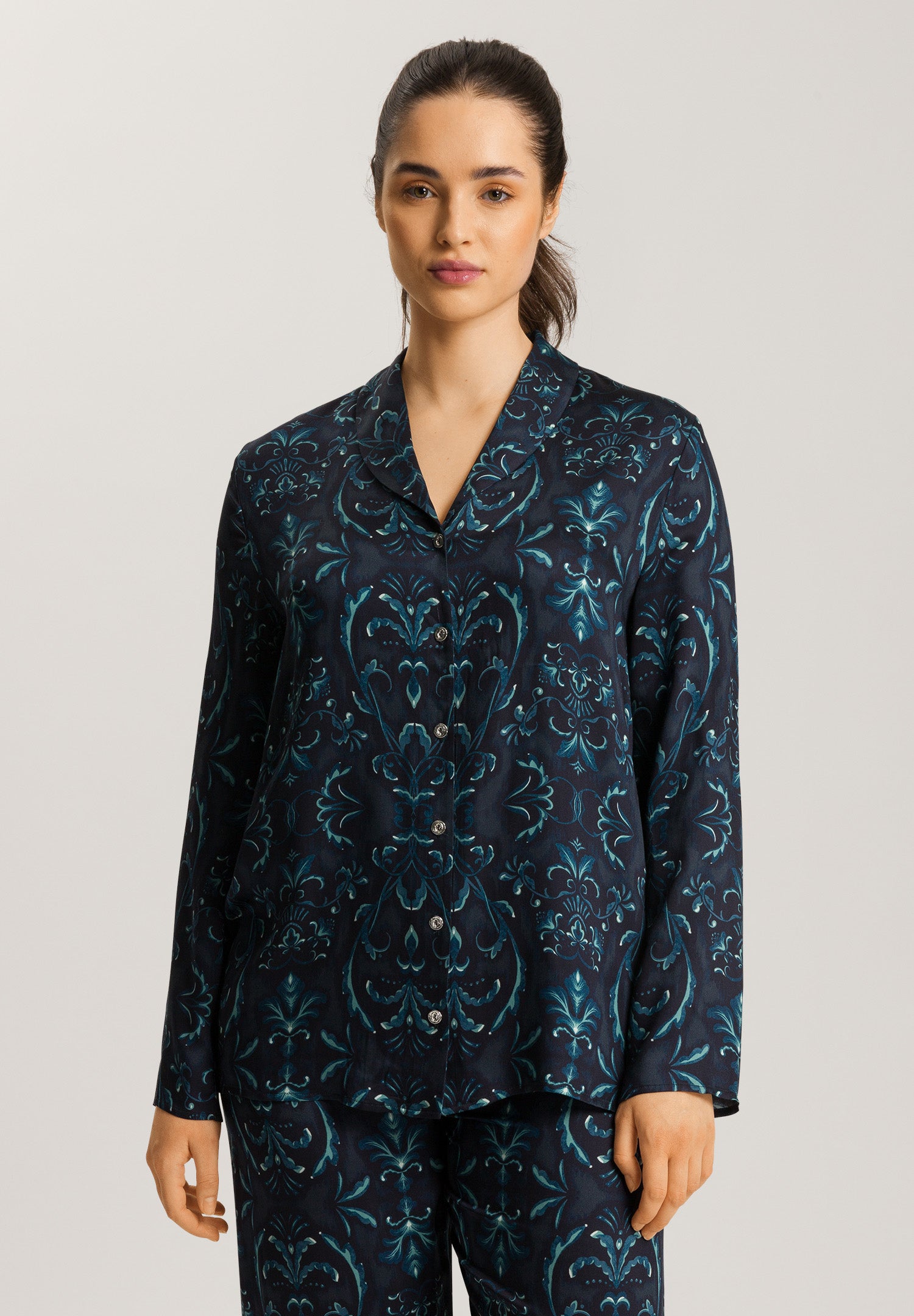 74838 Marlene Long Sleeve Shirt - 2163 Glowing Damask