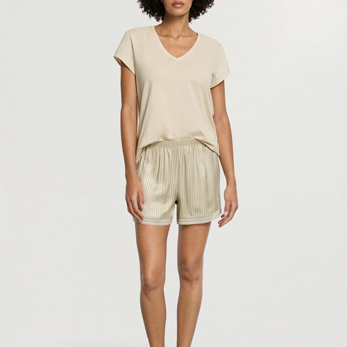 Sleep And Lounge Short Pants | Olive Stem 74839-2661