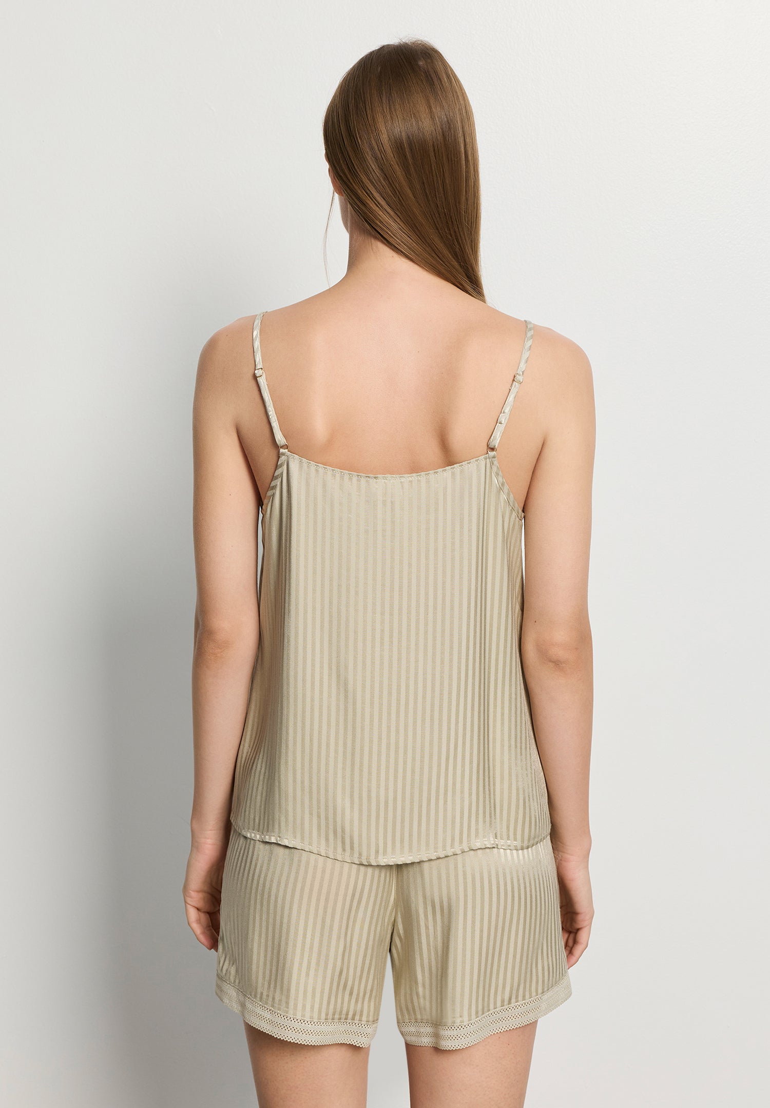 Sleep And Lounge Spaghetti Top | Olive Stem 74840-2661