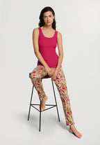 Sleep And Lounge Ribbed Cotton Tank Top | Light Sangria 74841-2465