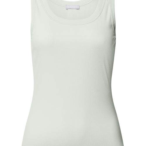 Sleep And Lounge Ribbed Cotton Tank Top | Green Beryl 74841-2707