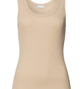 Sleep And Lounge Ribbed Cotton Tank Top | Iced Cappuccino 74841-2846