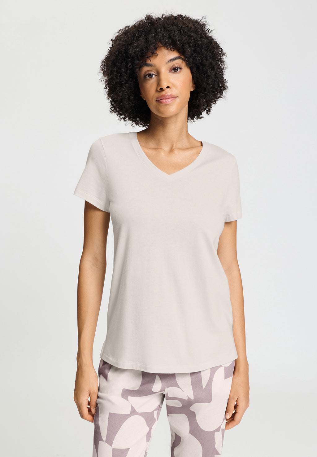 Sleep And Lounge Relaxed V-Neck T-Shirt | Moonlight 74842-1233