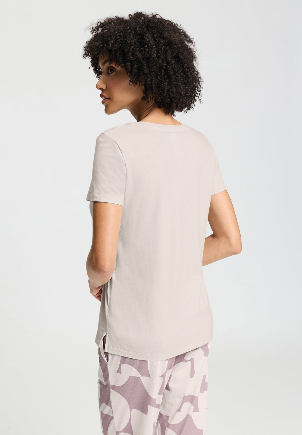 Sleep And Lounge Relaxed V-Neck T-Shirt | Moonlight 74842-1233
