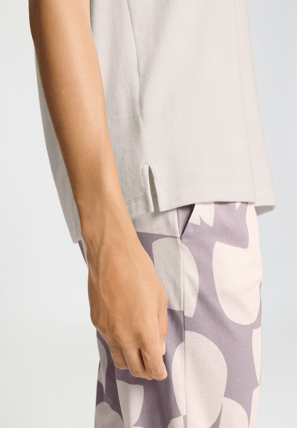 Sleep And Lounge Relaxed V-Neck T-Shirt | Moonlight 74842-1233