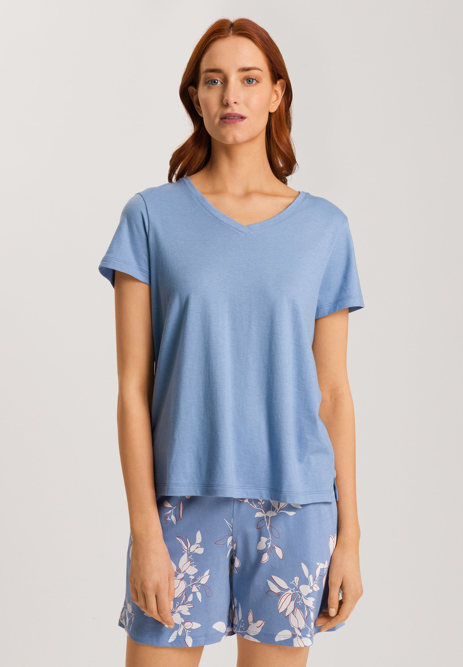 74842 Sleep And Lounge Short Sleeve Shirt - 2533 Endless Blue